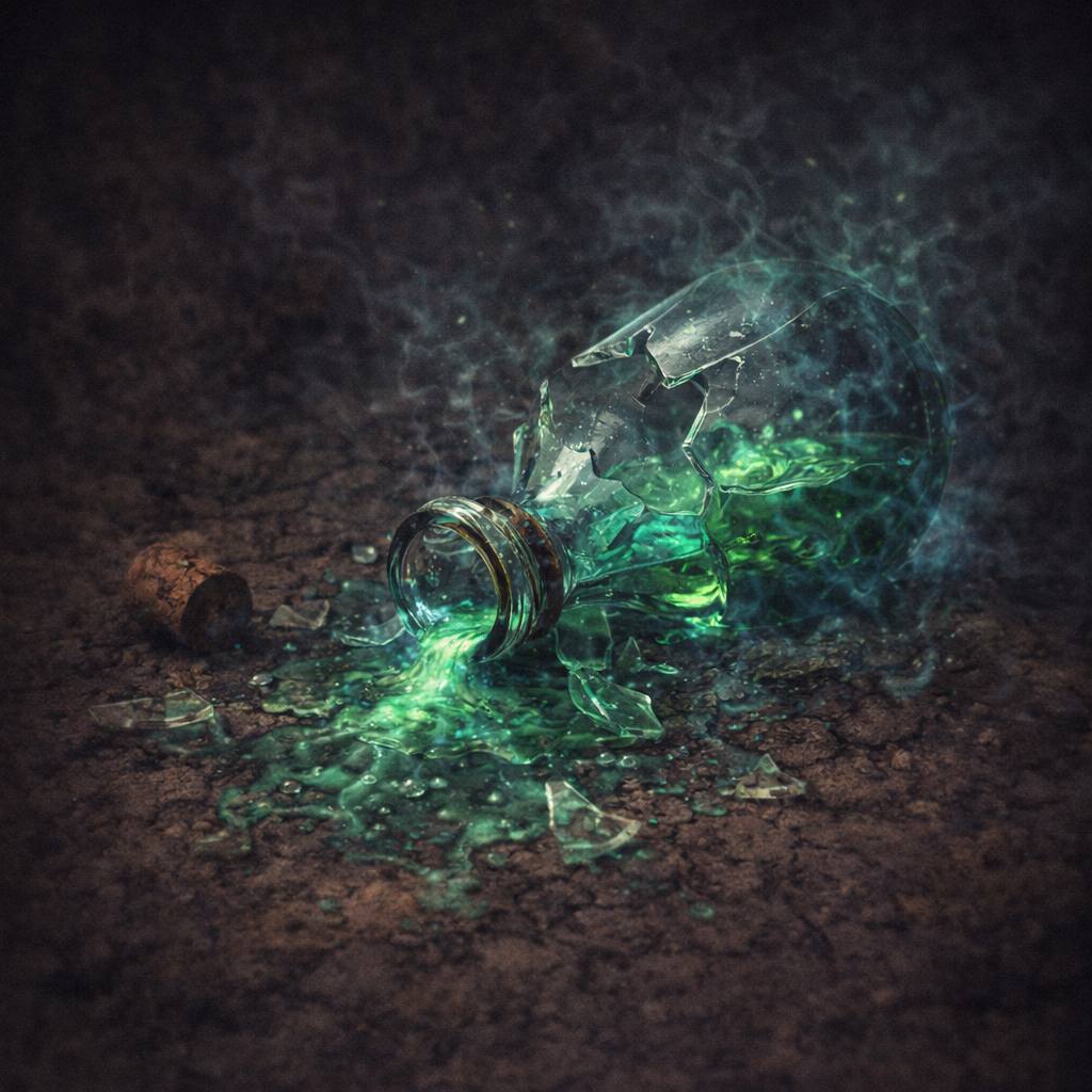 Разбитая колба